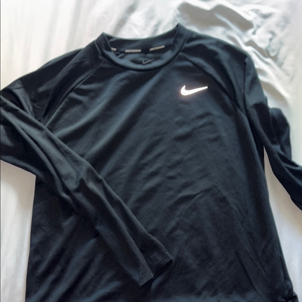 Nike Black Dri-FIT Long Sleeve Top